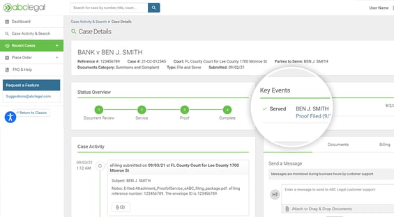Monitor Service Of Process