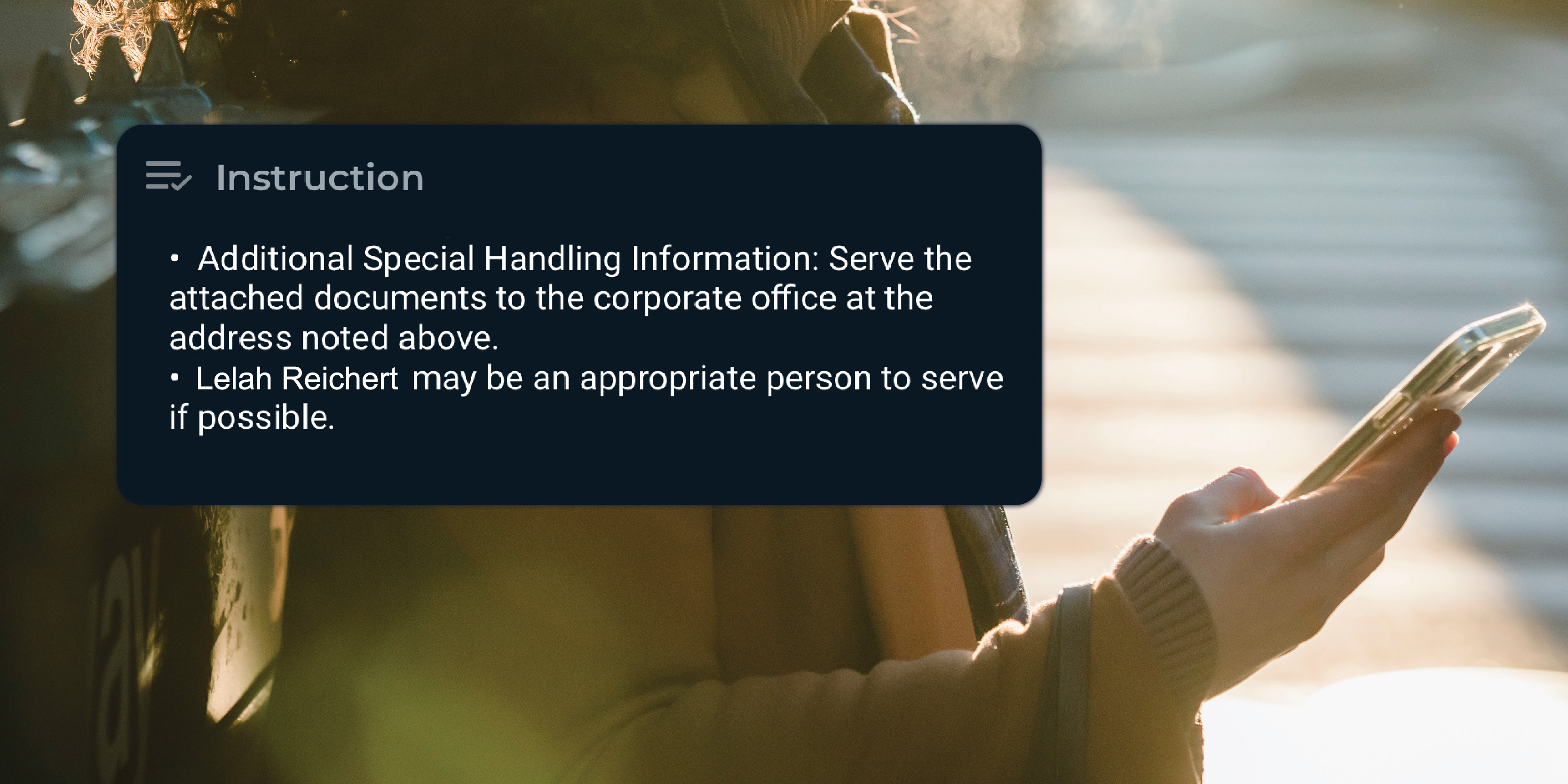 Process Server App Page App Images - Court Requirements