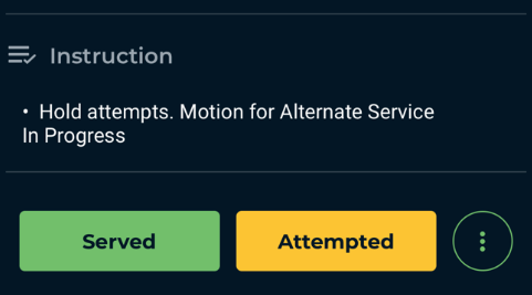 Instructions on order