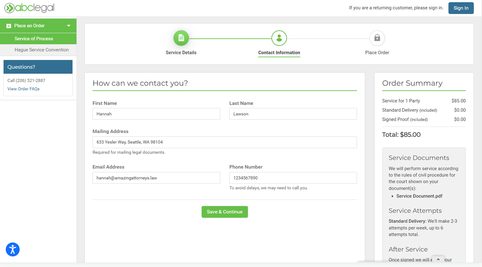 YourContact